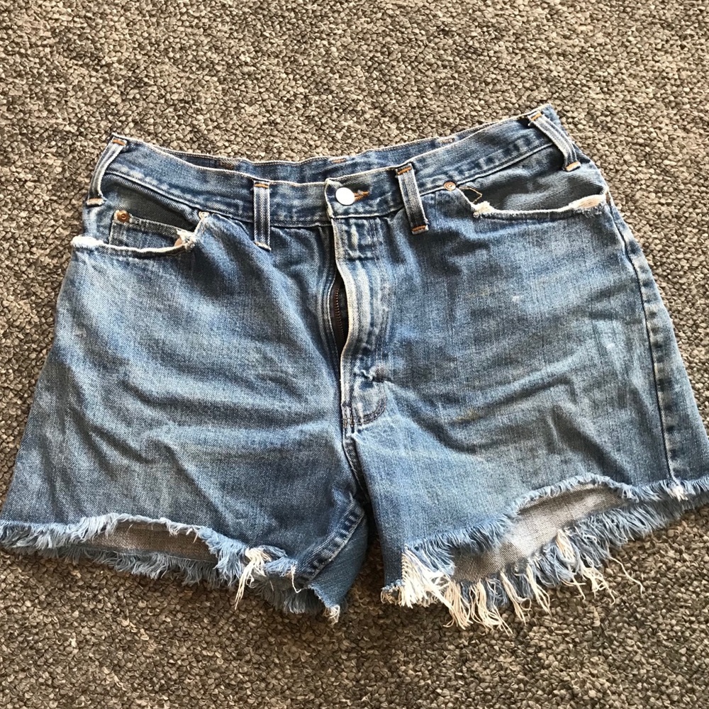 Vintage 90’s JC Penney cut off jean shorts